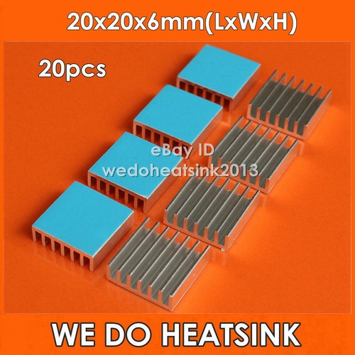 20pcs 20x20x6mm cooling shim - 20pcs,