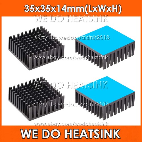 35x35x14mm black anodized - 35x35x14mm,