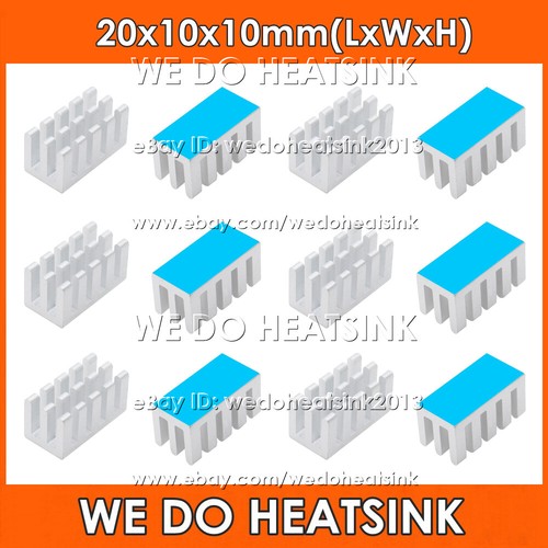 20x10x10mm slotted anodized - 20x10x10mm,